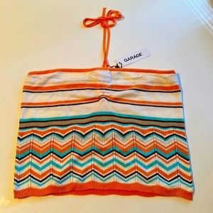 Tube top. Summer fun. From Garage. Size large.